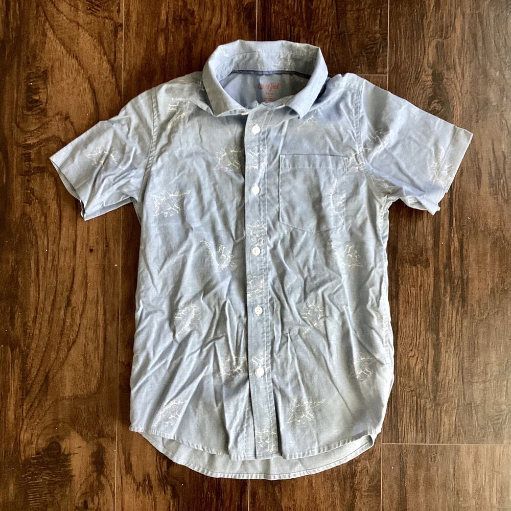 Cat & Jack Dinosaur Button Down